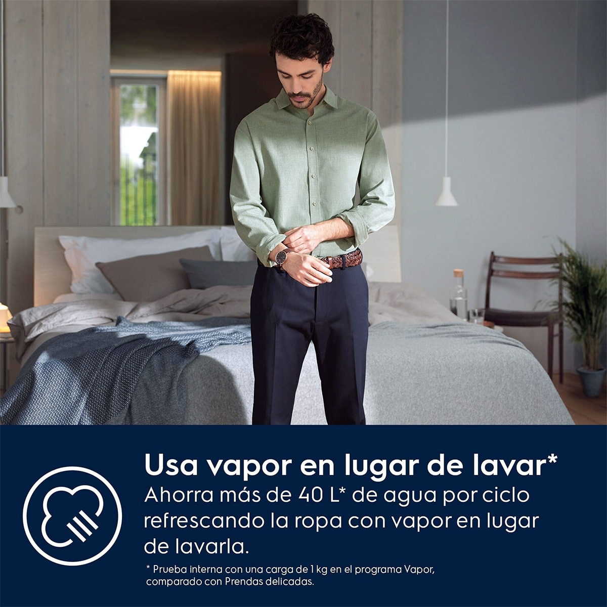 Máquina de Lavar e Secar Roupa Encastrável Electrolux EN7W3866OF Carga Frontal de 8 Kg e de 1600 rpm - Branco Branco-11