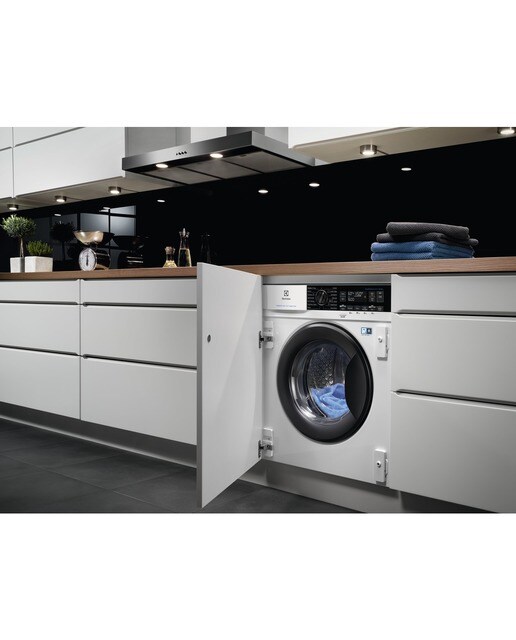 Máquina de Lavar e Secar Roupa Encastrável Electrolux EN7W3866OF Carga Frontal de 8 Kg e de 1600 rpm - Branco Branco-13