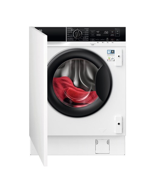 Imagem 0 de Máquina de Lavar e Secar Roupa Encastrável AEG Série 8000 LWN8E8636F PowerCare, ProSteam e ProSense de 8/4 Kg e de 1600 rpm - Branco