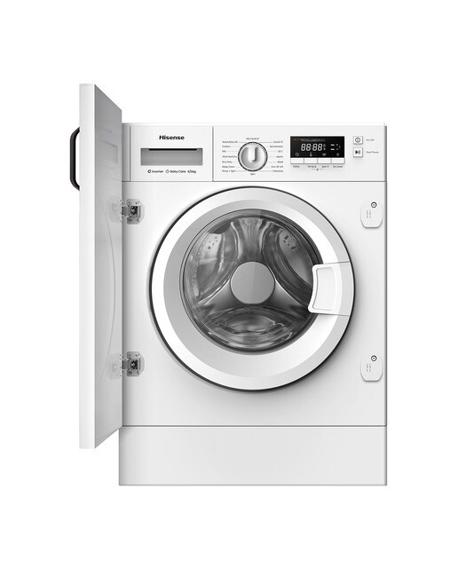 Hisense - Lavadora secadora integrable Hisense 8 kg, 1.400 rpm - WD3M841BWIES.
