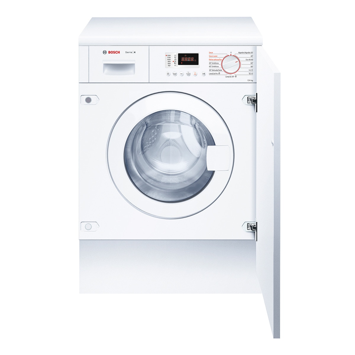 Bosch - Lavadora secadora integrable Bosch 7 kg - 1.200 rpm - WKD24362ES.