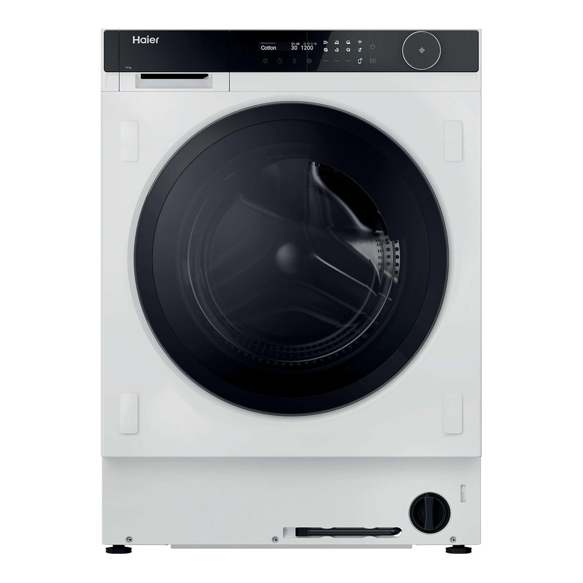 Haier – Lavadora Integrable Haier 10 kg/1.400 rpm, Serie 8, Opción Vapor – HWB100-B14858U-S.