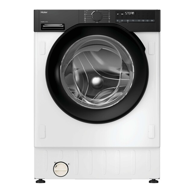 Imagem 0 de Máquina de Lavar e Secar Roupa Encastrável Haier BHA6SD69M6DB9-S de 9 kg e 1600 rpm, Opção a Vapor