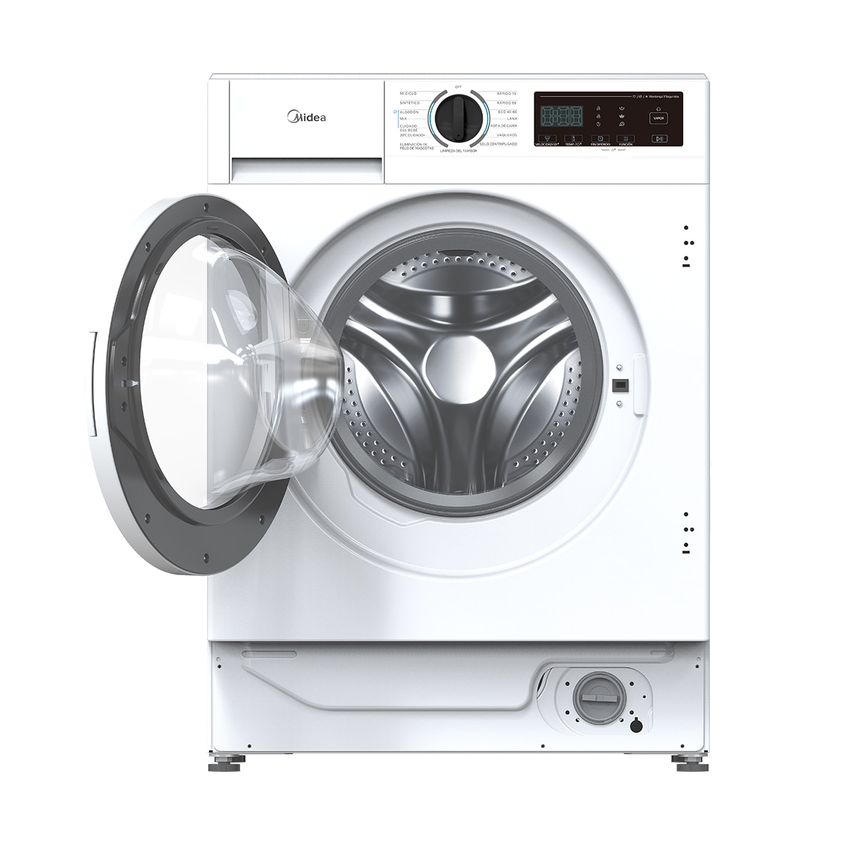 Máquina de Lavar Roupa Encastrável Midea MFA06W90BA/W-ES de 9 kg e 1400 rpm 8