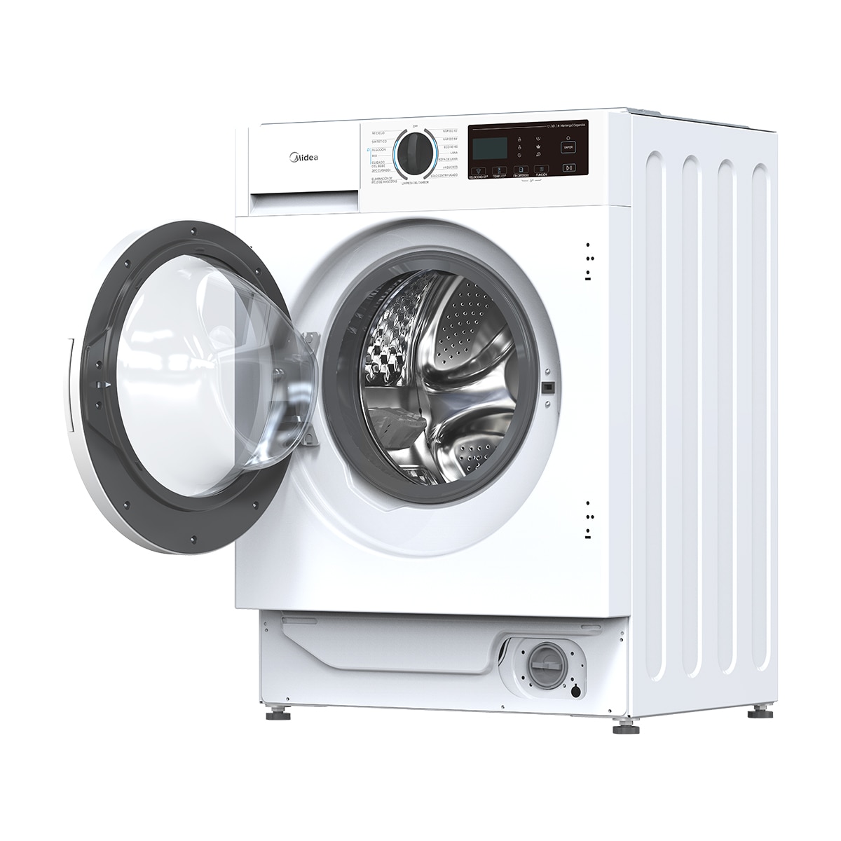 Máquina de Lavar Roupa Encastrável Midea MFA06W80BA10/W-ES Carga Frontal, de 8 kg e 1400 rpm 9