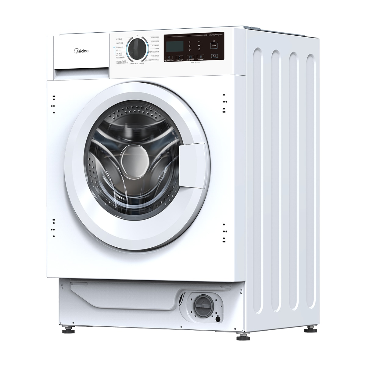 Máquina de Lavar e Secar Roupa Encastrável Midea MFA06D80BA10/W-ES Carga Frontal, de 8/6 Kg e de 1400 rpm 10