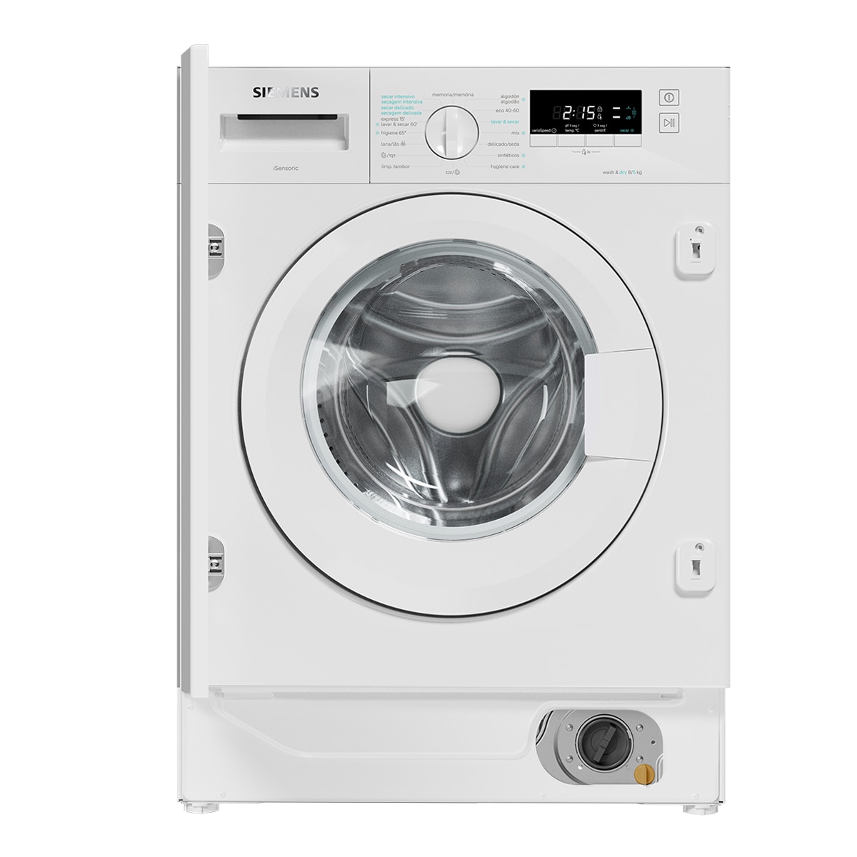 Siemens - Lavadora secadora integrable Siemens iQ300 8 Kg - 1400 rpm, con autoDry - WK14D260ES.