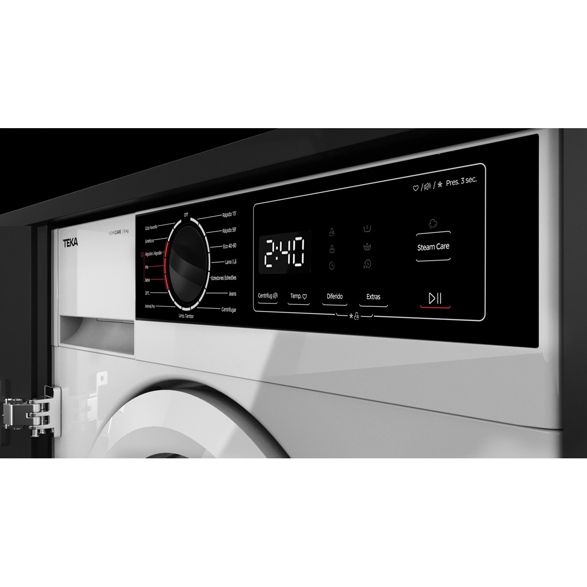 Lavadora integrable Teka 8 kg/1.400 rpm, Motor inverter - WMI 40841 W SP - Blanco Blanco-6