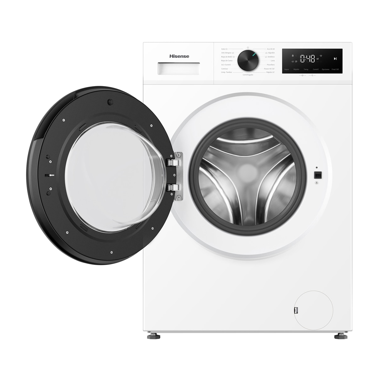 Lavadora Hisense 7 Kg , 1200 rpm con tecnología Inverter- WF1I7022BWJ Blanco-11