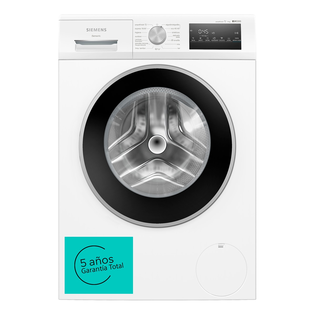 Imagen 0 de Lavadora Siemens iQ300  9 Kg / 1400 rpm,  con tecnología smartFinish - WM14N292EP