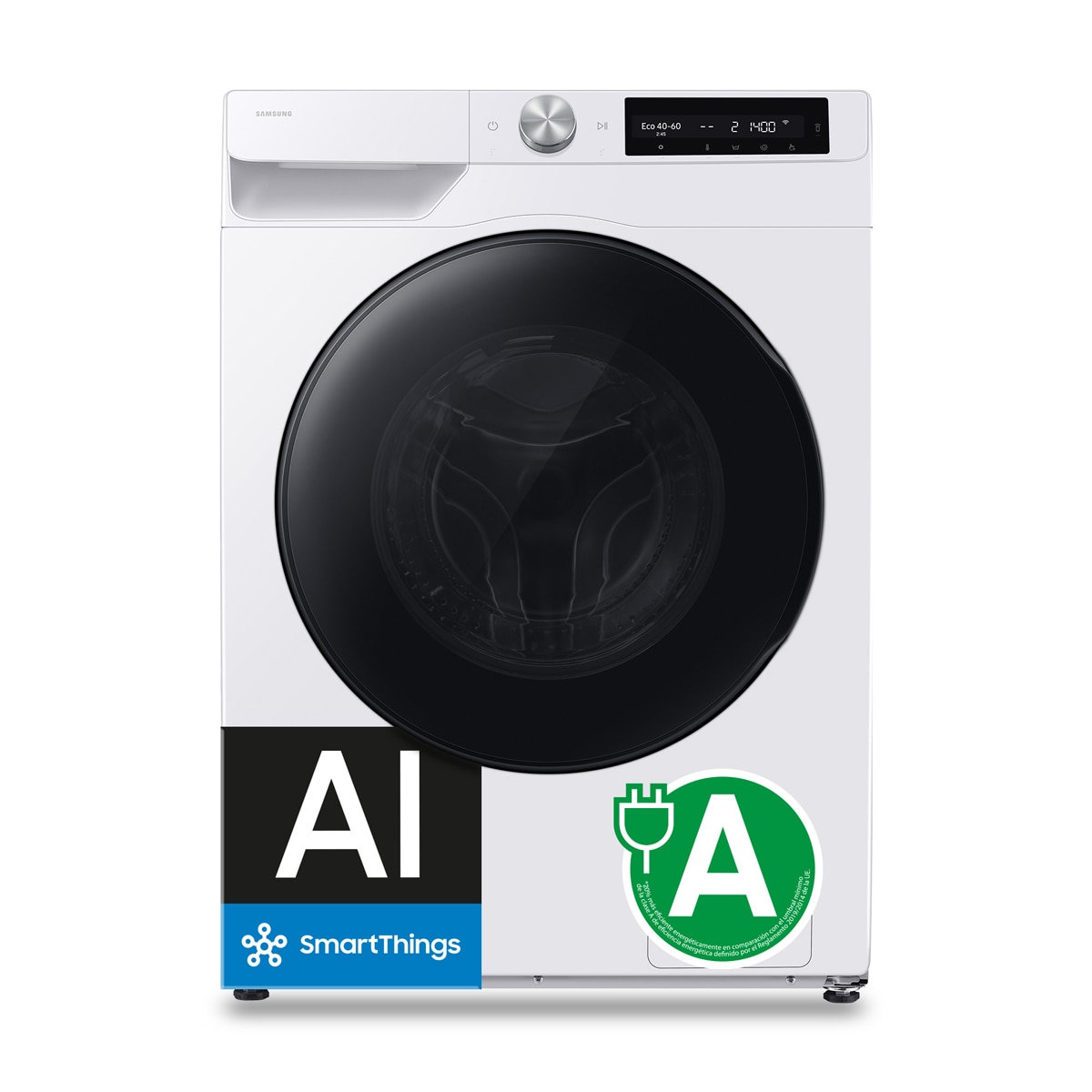 Lavasecadora Samsung AI 10Kg Autodosificación Clase D/A Blanca - WD10HG6U94BEU3 Blanco-4