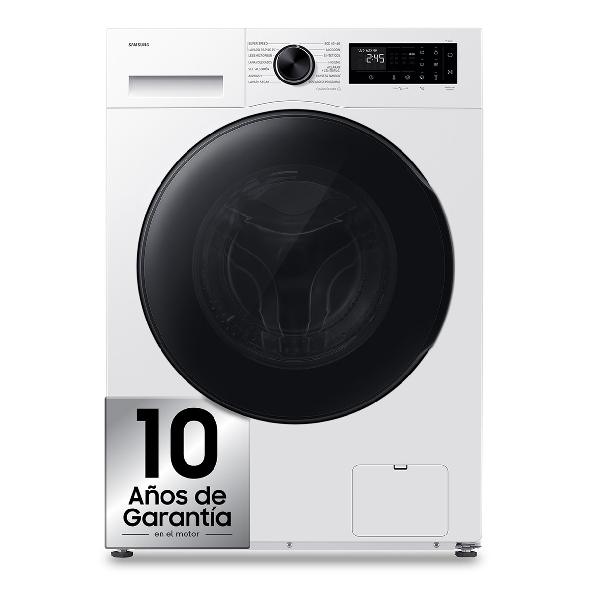 Imagen 0 de Lavasecadora Samsung AI 9kg Autodosificación Clase D/A Negra - WD90HG5U34BEEC