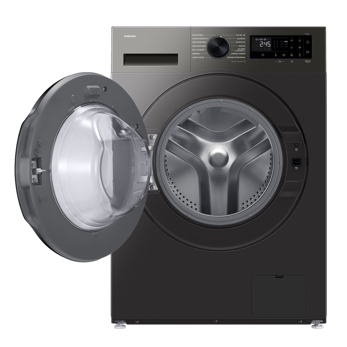 Lavasecadora Samsung AI 9kg Autodosificación Clase D/A Inox - WD90HG5U34BXEC Inox-11
