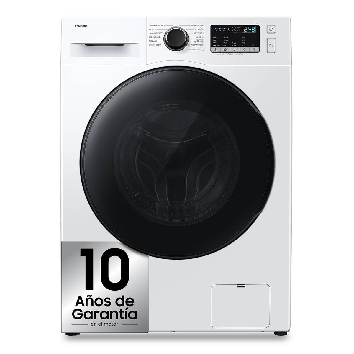 Imagen 0 de Lavasecadora Samsung 8Kg AI EcoBubble™ Clase E/A Blanca - WD80HG4U04BEEC Blanco