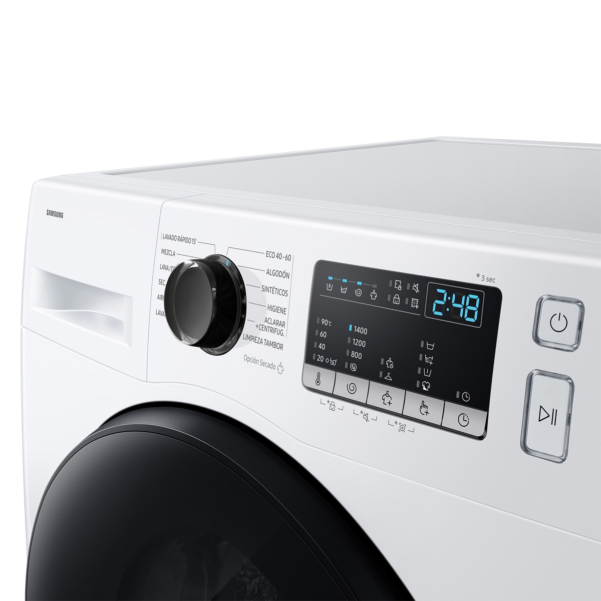Lavasecadora Samsung 8Kg AI EcoBubble™ Clase E/A Blanca - WD80HG4U04BEEC Blanco-11