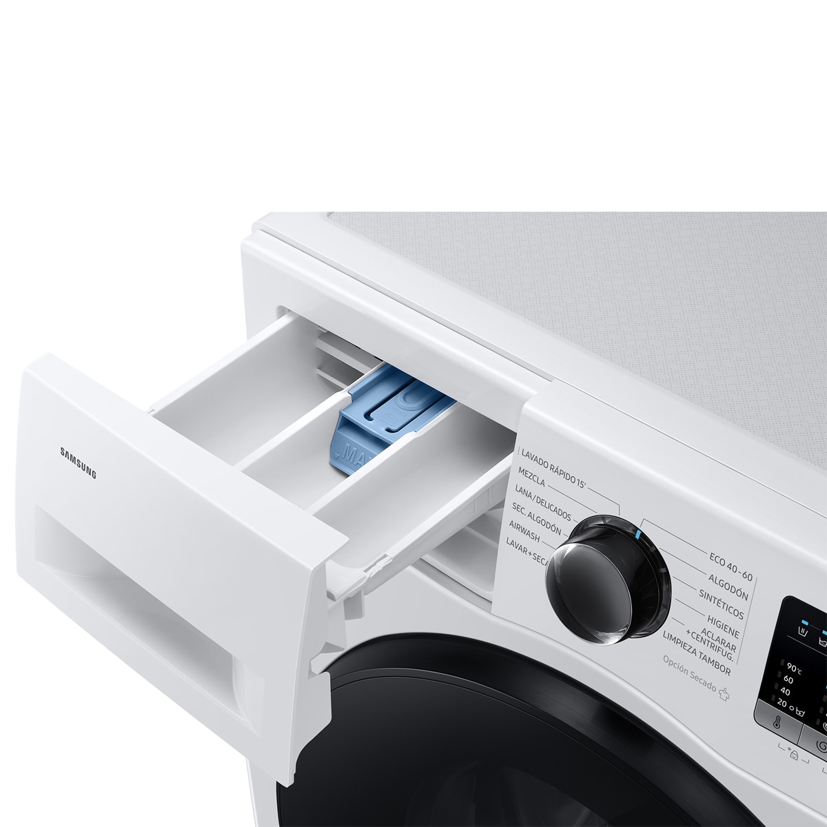 Lavasecadora Samsung 8Kg AI EcoBubble™ Clase E/A Blanca - WD80HG4U04BEEC Blanco-12