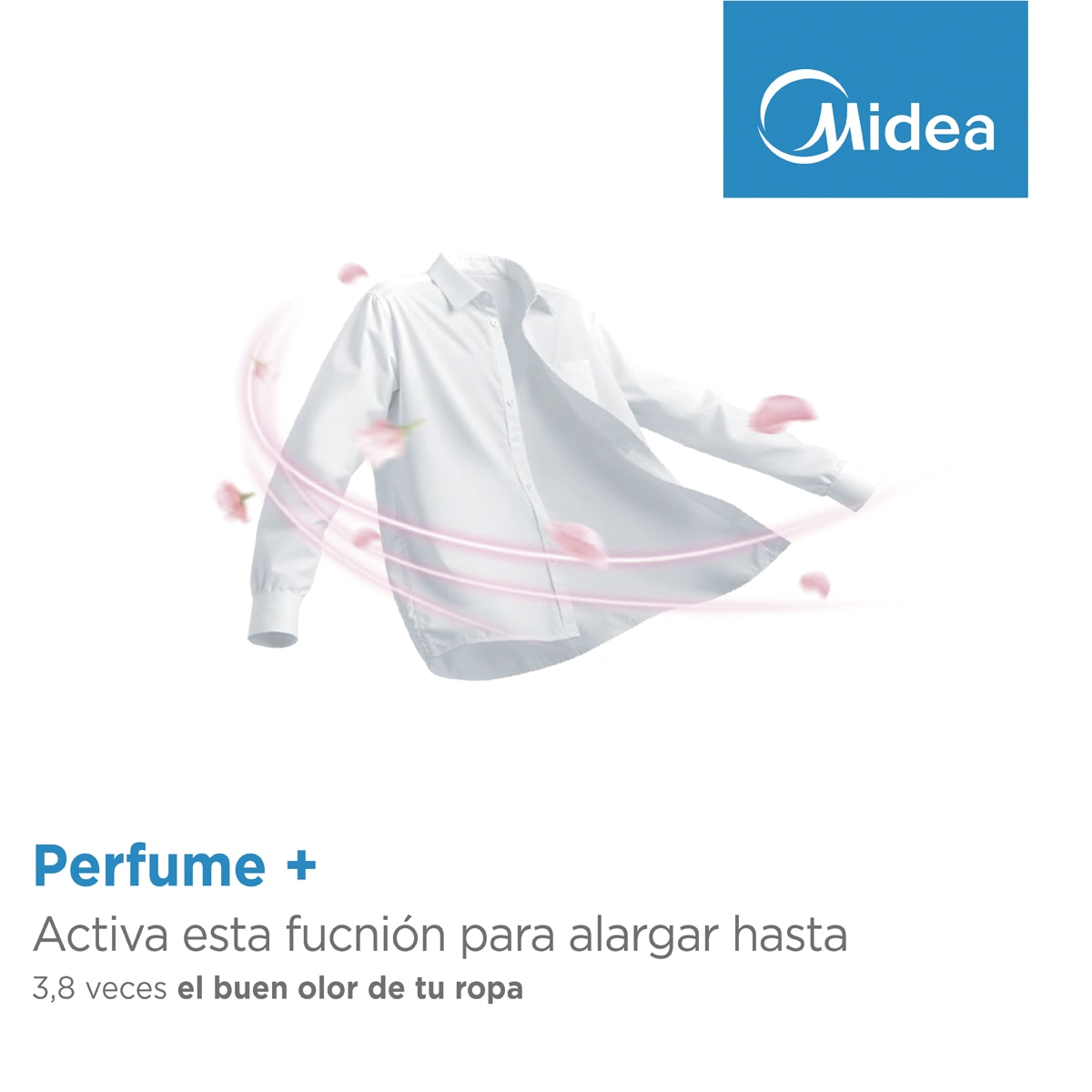 Lavadora Midea 9 kg / 1400 rpm - MF205W90BA30WES Blanco-5