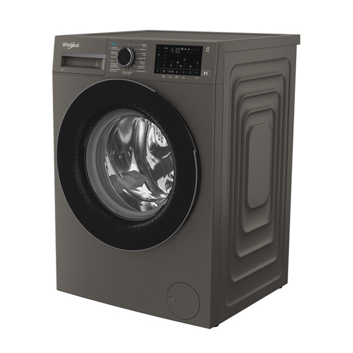 Lavadora Whirlpool 10 kg /1400 rpm Función Vapor  - WAM 07GB SPT Inox-3