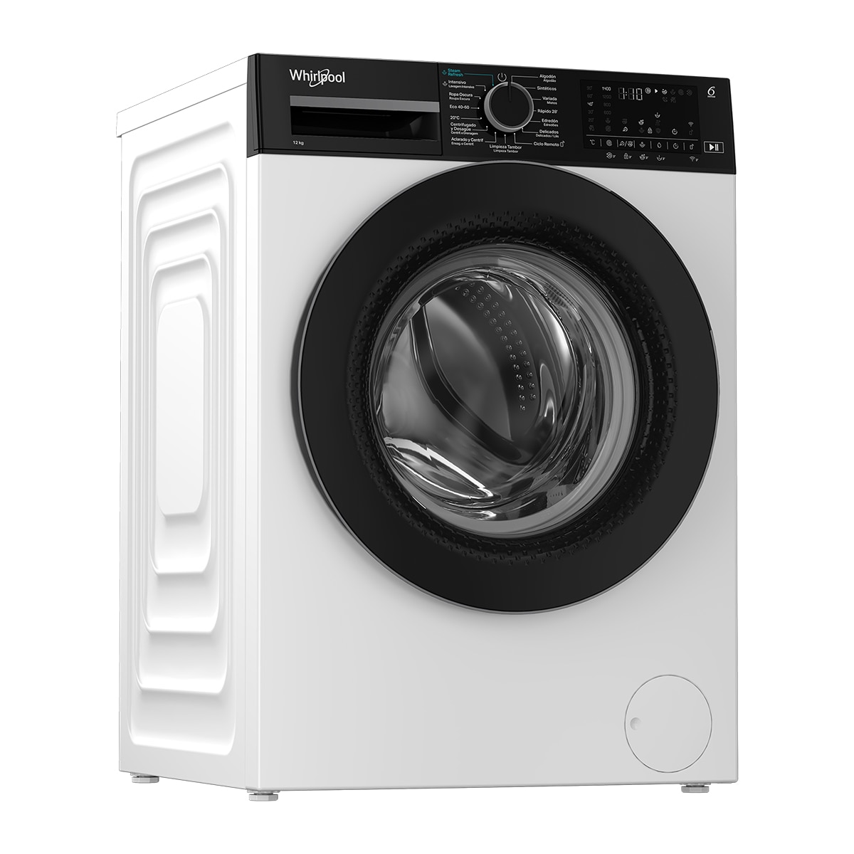Lavadora Whirlpool 12 kg /1400 rpm Función  Vapor - WAM 27WB SPT Blanco-2