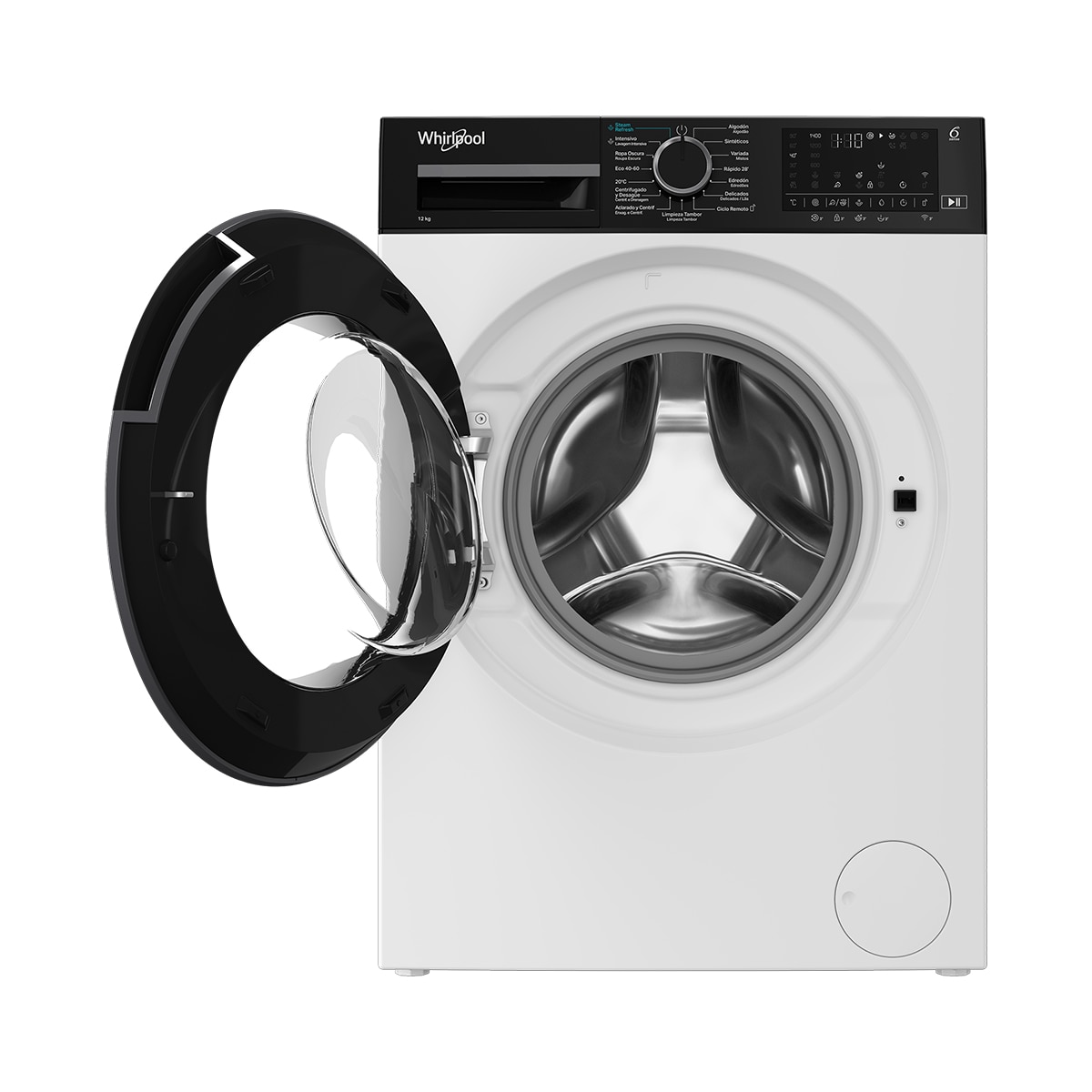 Lavadora Whirlpool 12 kg /1400 rpm Función  Vapor - WAM 27WB SPT Blanco-3