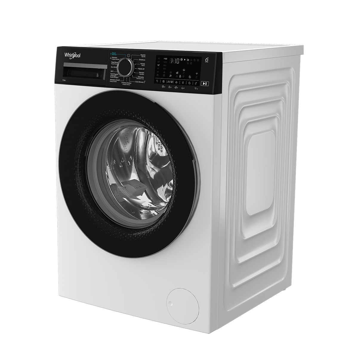Lavadora Whirlpool 12 kg /1400 rpm Función  Vapor - WAM 27WB SPT Blanco-4