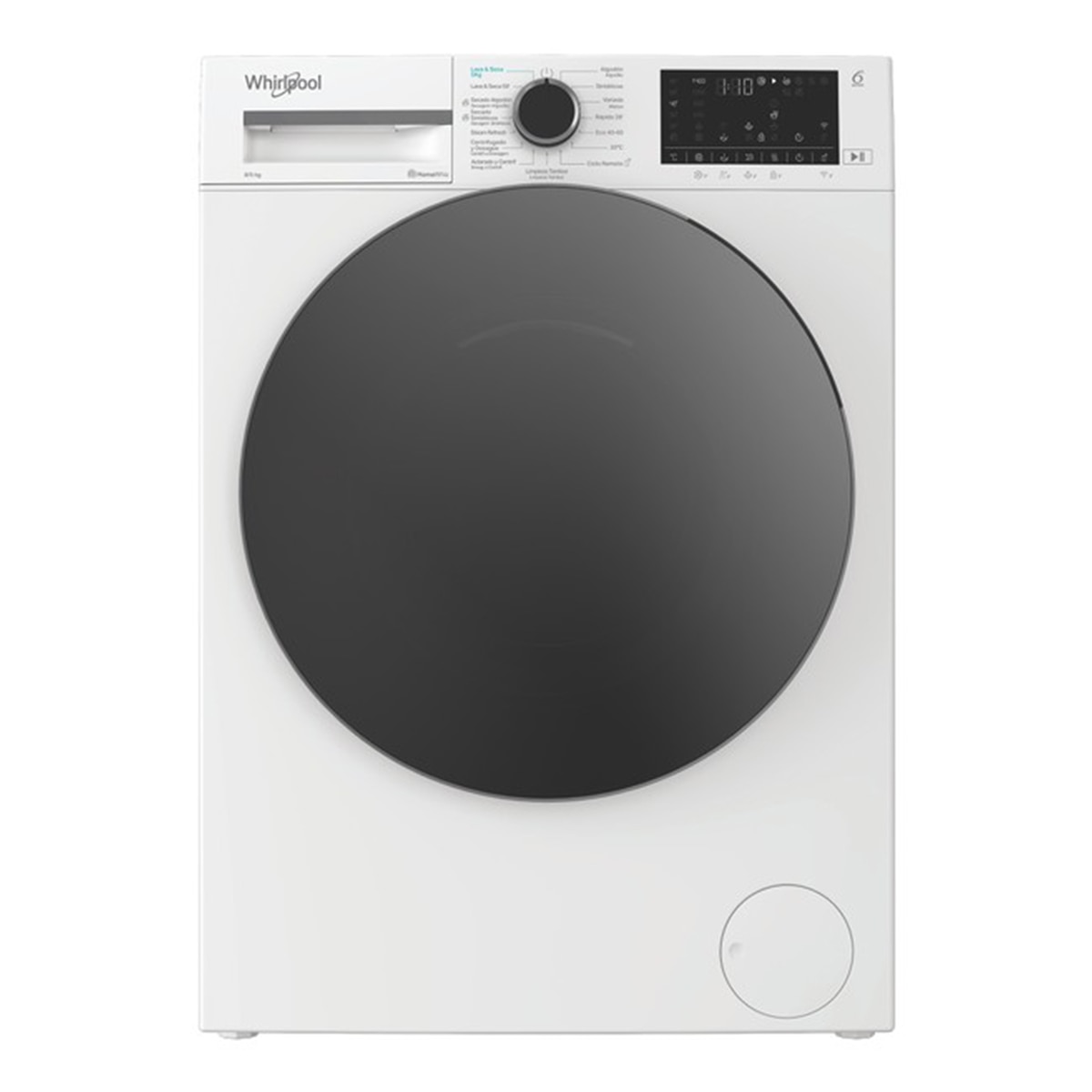 Imagen 0 de Lavadora Secadora Whirlpool 8 kg /1400 rpm Motor Inverter Wifi - WAD 8536WBC SPT