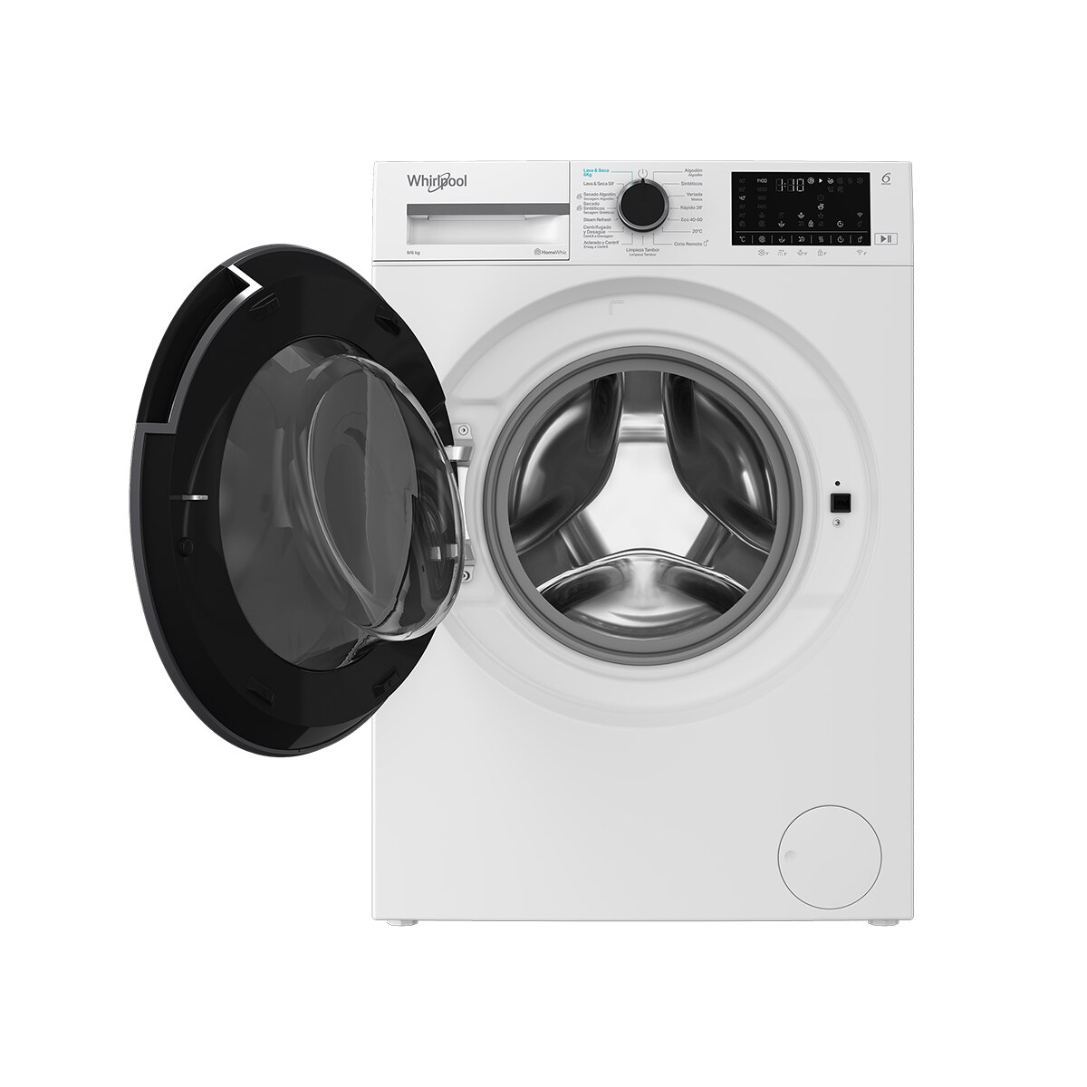 Lavadora Secadora Whirlpool 6 kg /1400 rpm Whirlpool Motor Inverter - WAD 9636W SPT Blanco-3