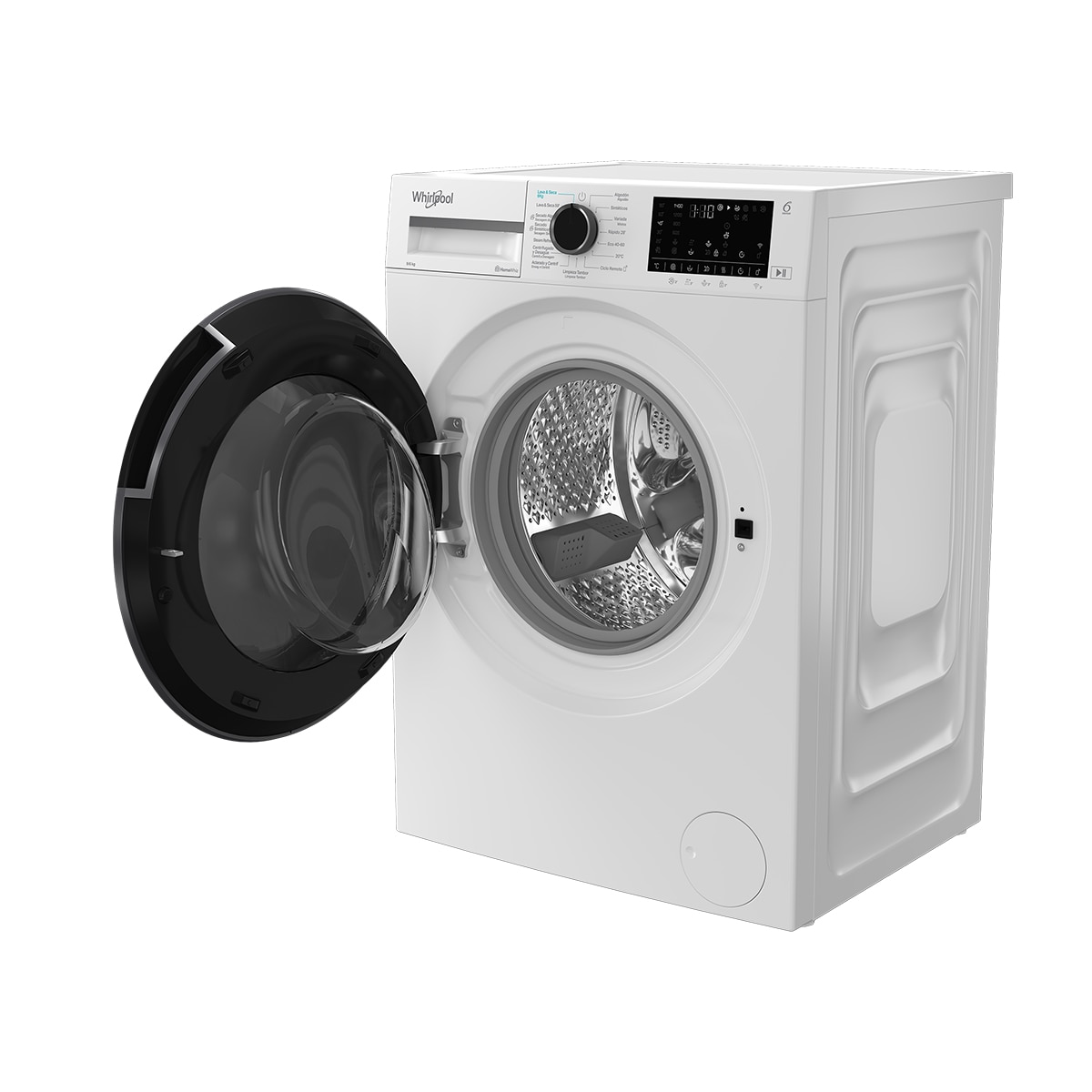Lavadora Secadora Whirlpool 6 kg /1400 rpm Whirlpool Motor Inverter - WAD 9636W SPT Blanco-5