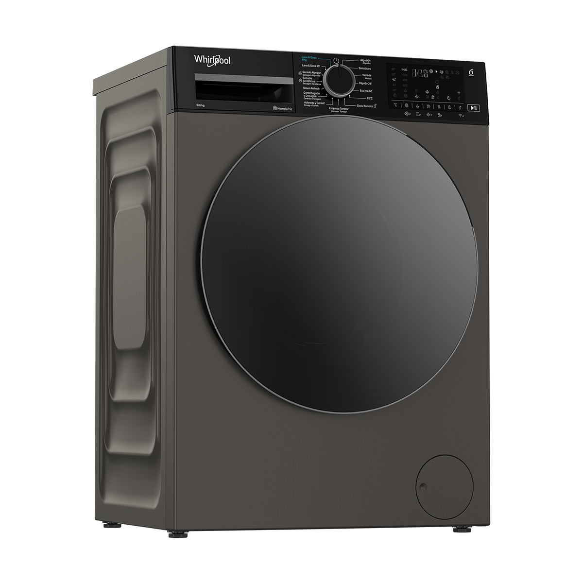 Lavadora Secadora Whirlpool 6 kg /1400 rpm Motor Inverter - WAD 9636G SPT Inox-2