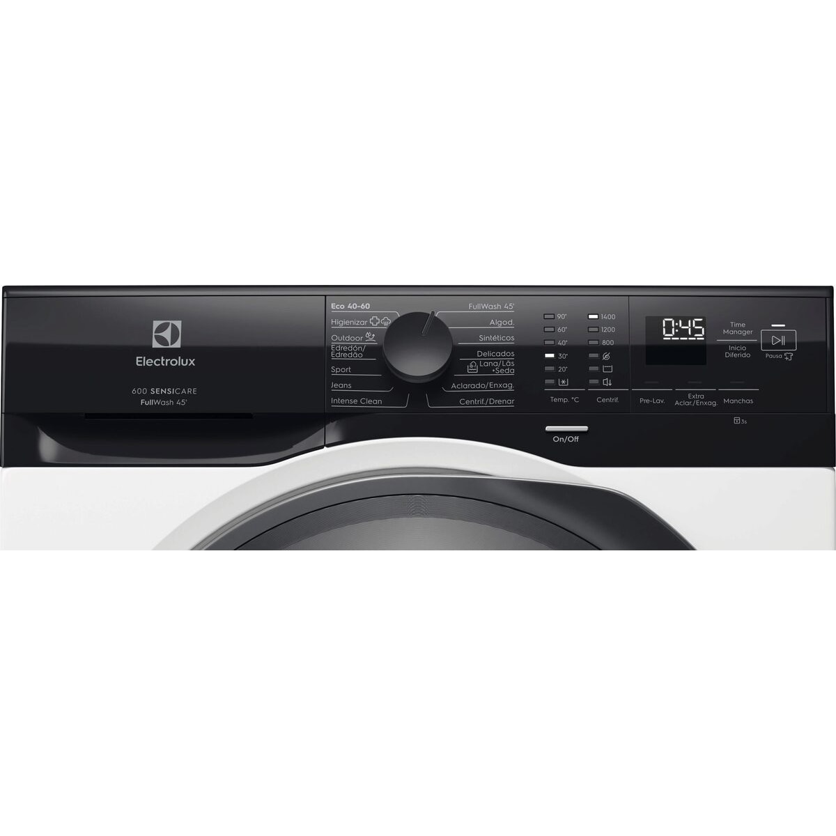 Lavadora Electrolux 10,5 kg / 1400 rpm, lavado rápido, vapor, Serie 600 - EFE6954O2B Blanco-3