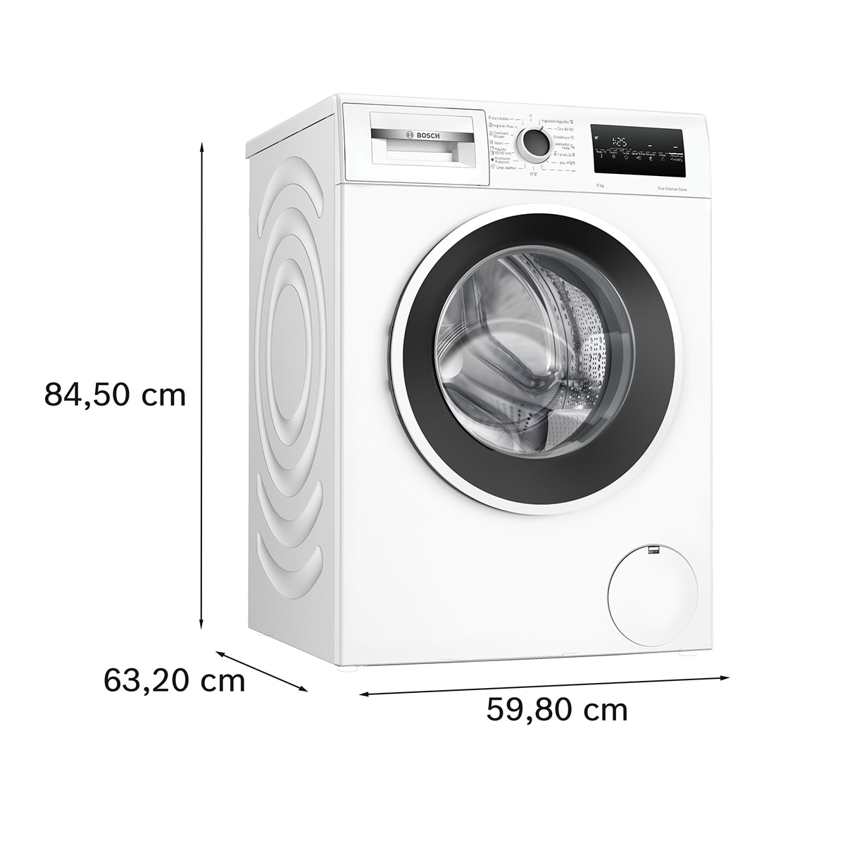 Lavadora Bosch  9 Kg / 1.200 rpm, Serie 4, Speed Perfect - WAN24290EP Blanco-2
