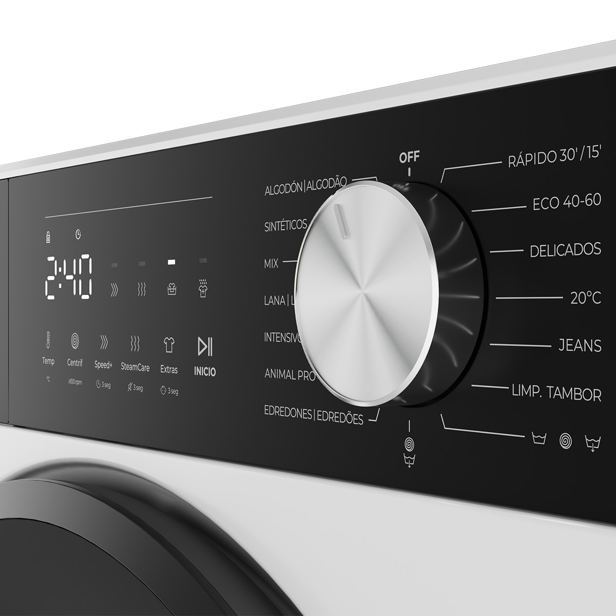 Lavadora Teka 10 kg/ 1.400 rpm, motor inverter, 15 programas - WM 21041 W SP - Blanco Blanco-5