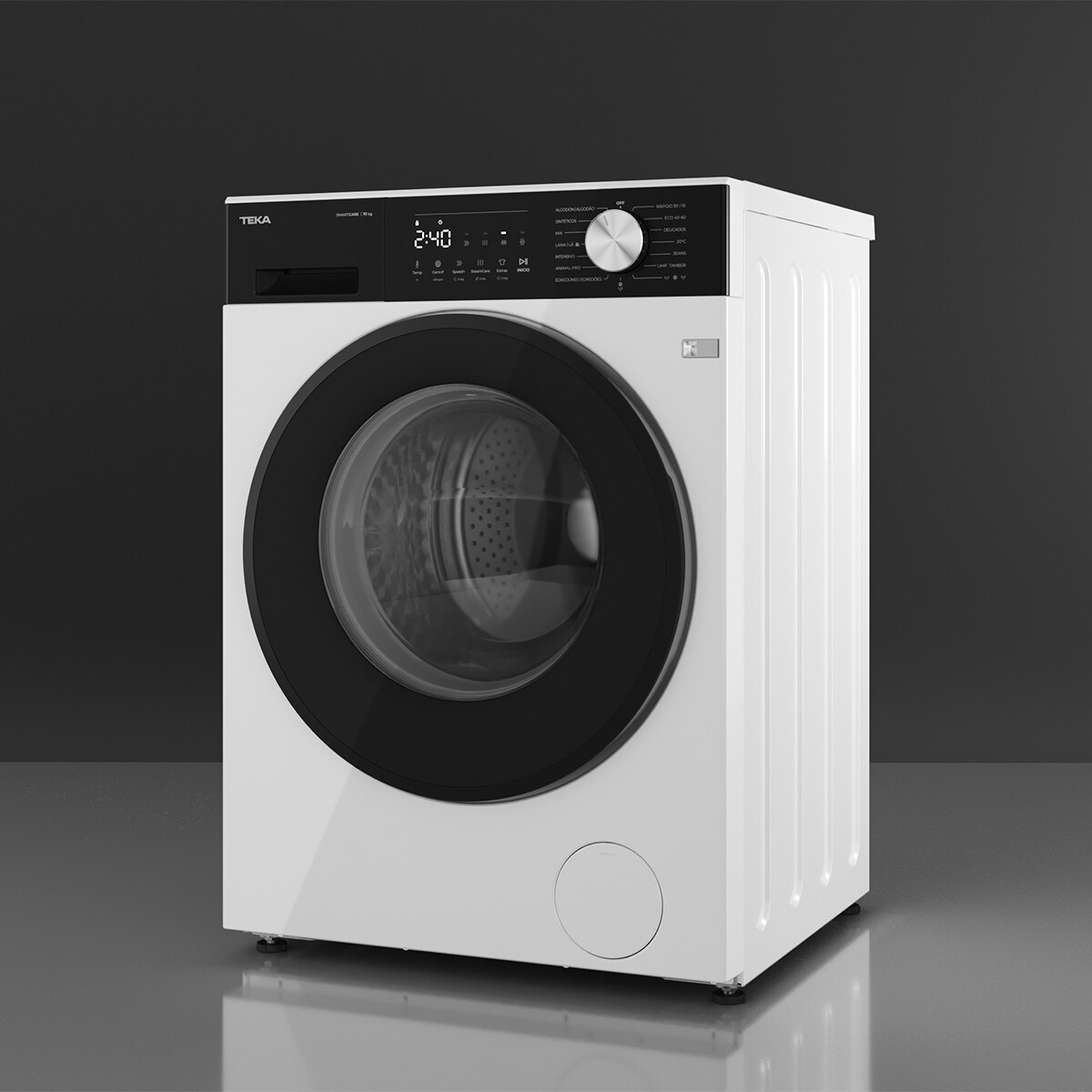 Lavadora Teka 10 kg/ 1.400 rpm, motor inverter, 15 programas - WM 21041 W SP - Blanco Blanco-7