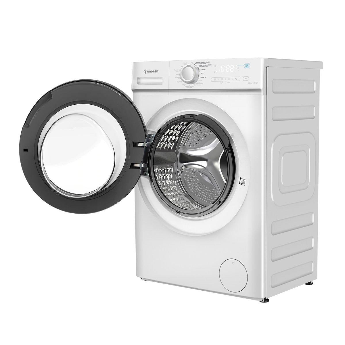 Lavadora Secadora Indesit 8 Kg / 1.400 rpm, Inverter, Push & Go - IDMA 85624 MT SP 3