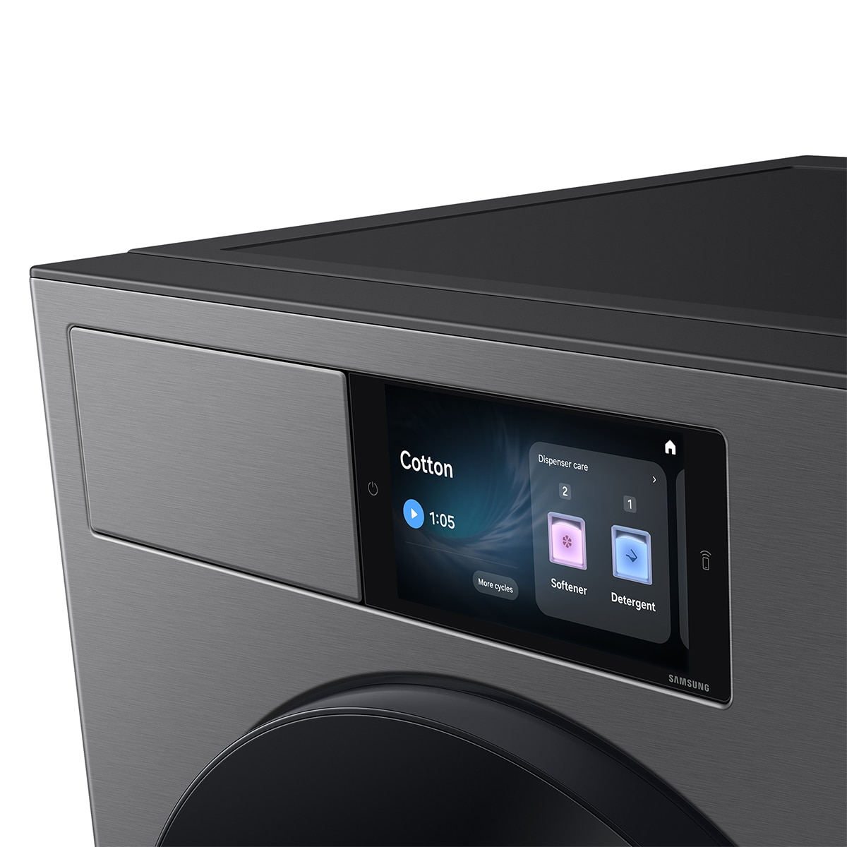 Lavadora Samsung Bespoke AI 9Kg Autodosificación Clase A-65% WF90H09C4ST2 Grafito-13