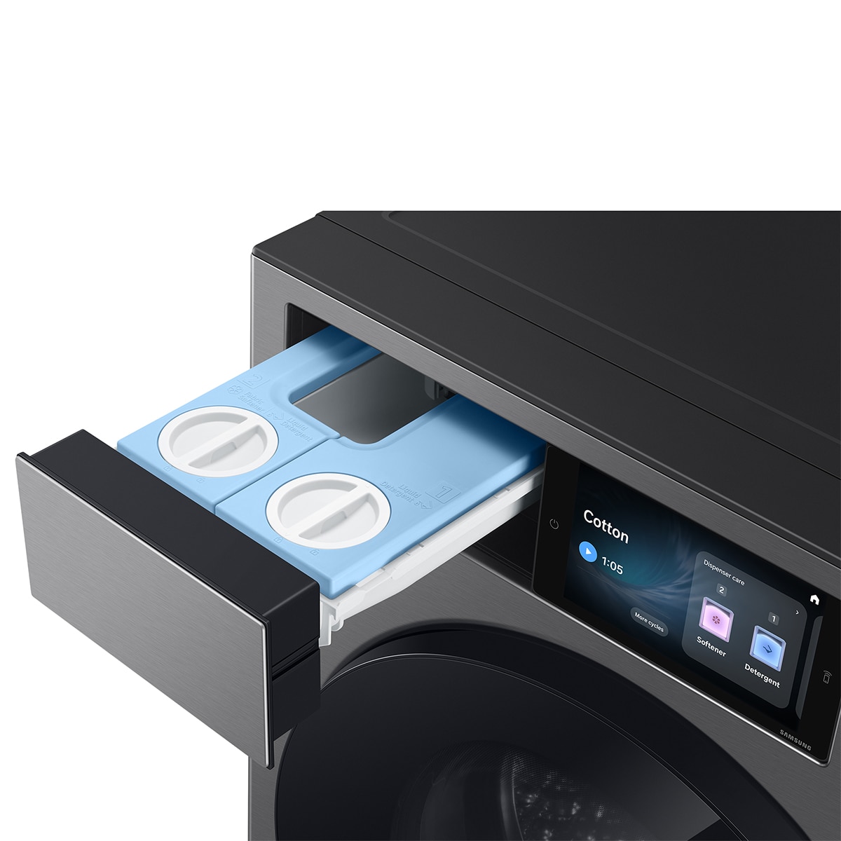 Lavadora Samsung Bespoke AI 9Kg Autodosificación Clase A-65% WF90H09C4ST2 Grafito-14