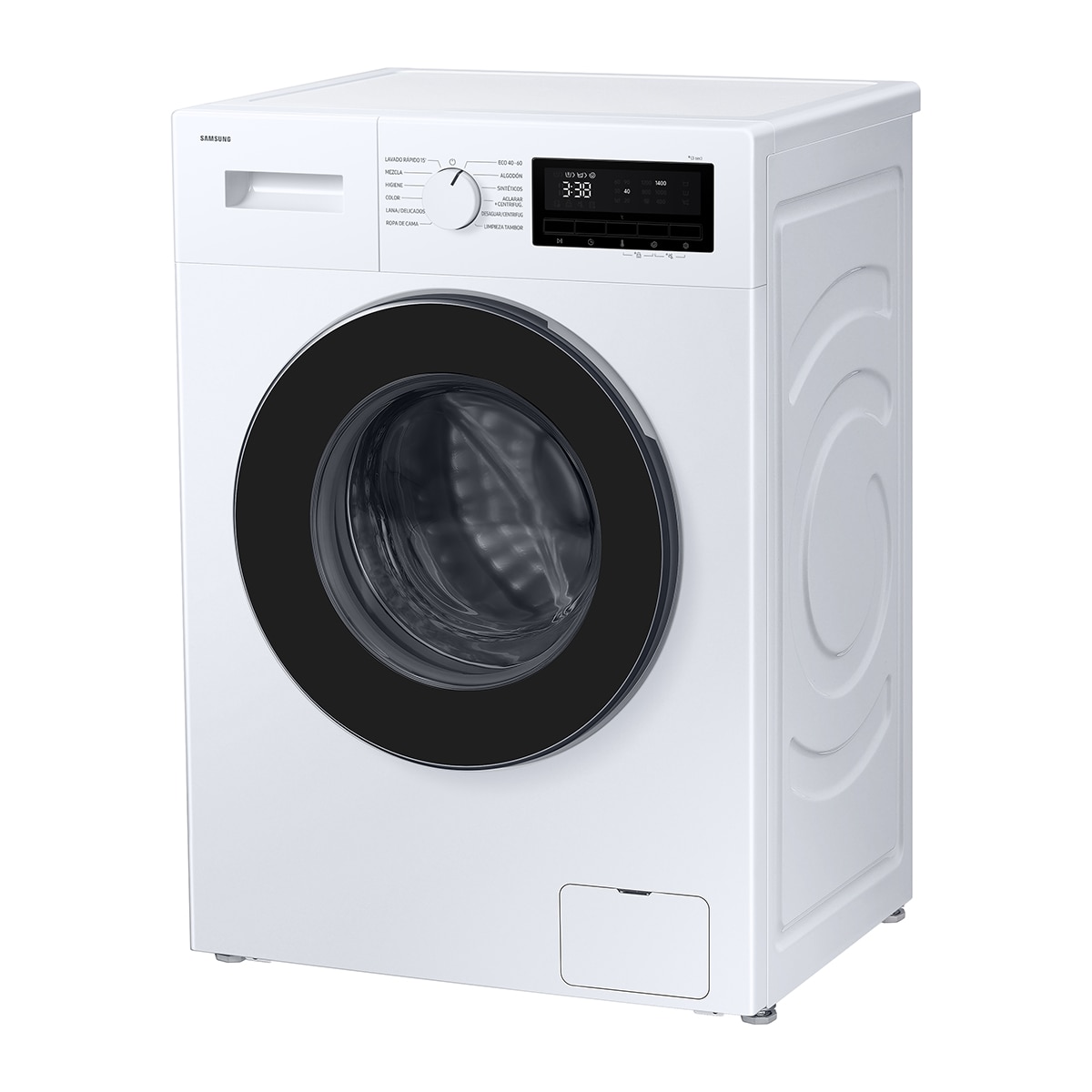 Lavadora Samsung AI 9Kg con fondo reducido Clase A WW80FG3M05AWEC Blanco-3