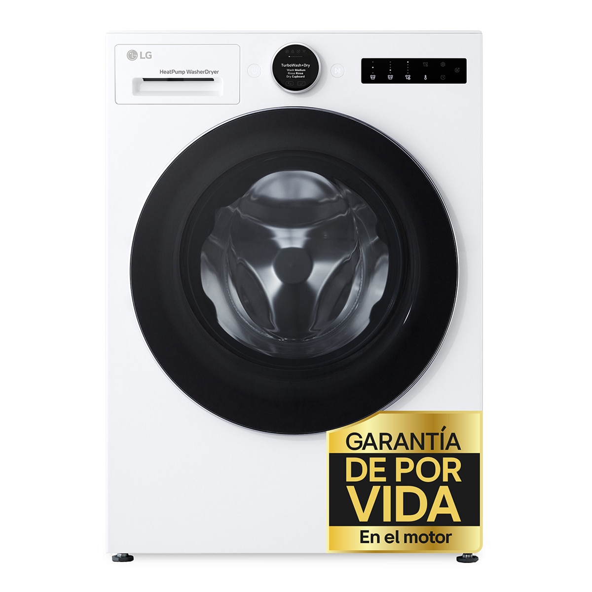 Lavadora secadora LG 11 Kg / 1.400 rpm, Bomba de calor Dual Inverter, Serie 950, AI Direct Drive TM - WHX9516TLC - Blanco Blanco-1
