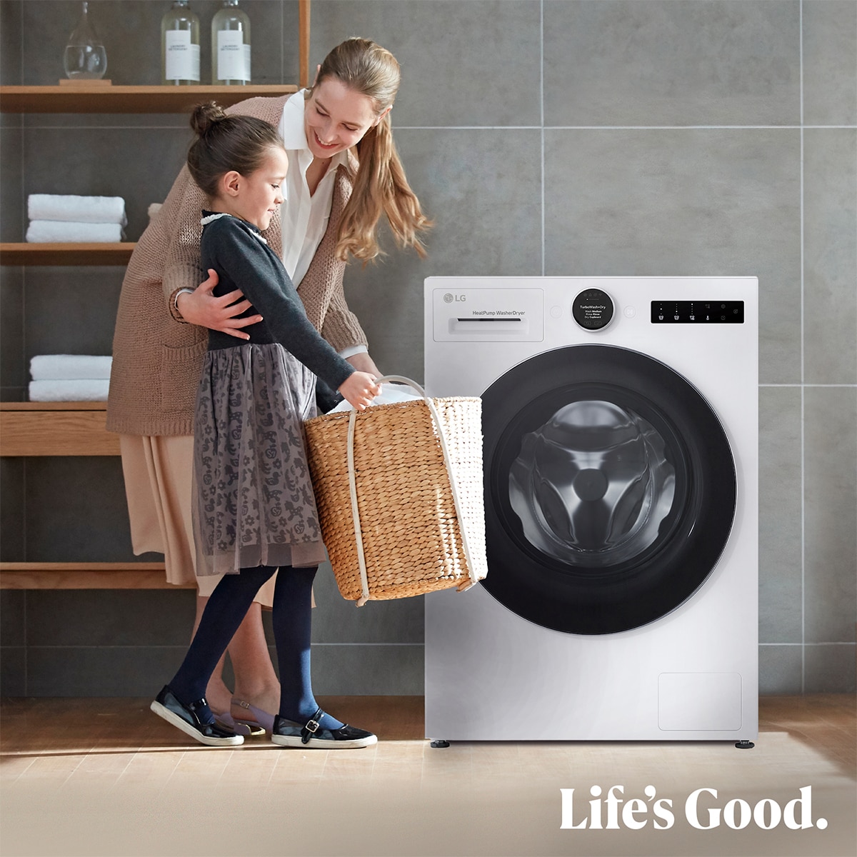 Lavadora secadora LG 11 Kg / 1.400 rpm, Bomba de calor Dual Inverter, Serie 950, AI Direct Drive TM - WHX9516TLC - Blanco Blanco-15