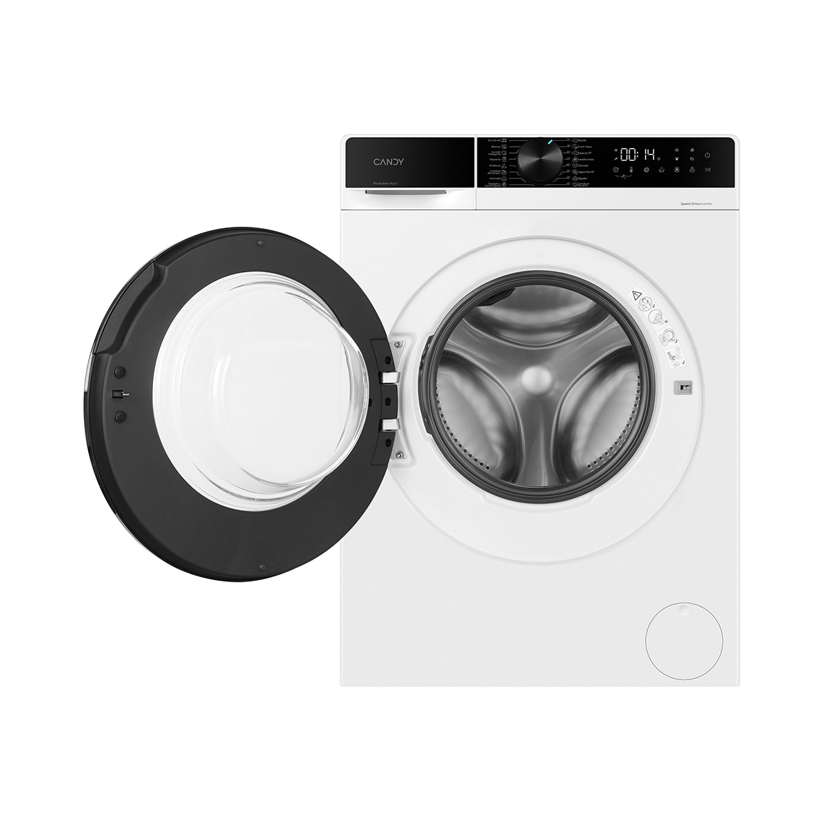 Lavadora Candy 9 kg / 1.400 rpm, Motor Inverter SpeedDrive, ProWash 350 GD 49B10C-37 - Blanco Blanco-2