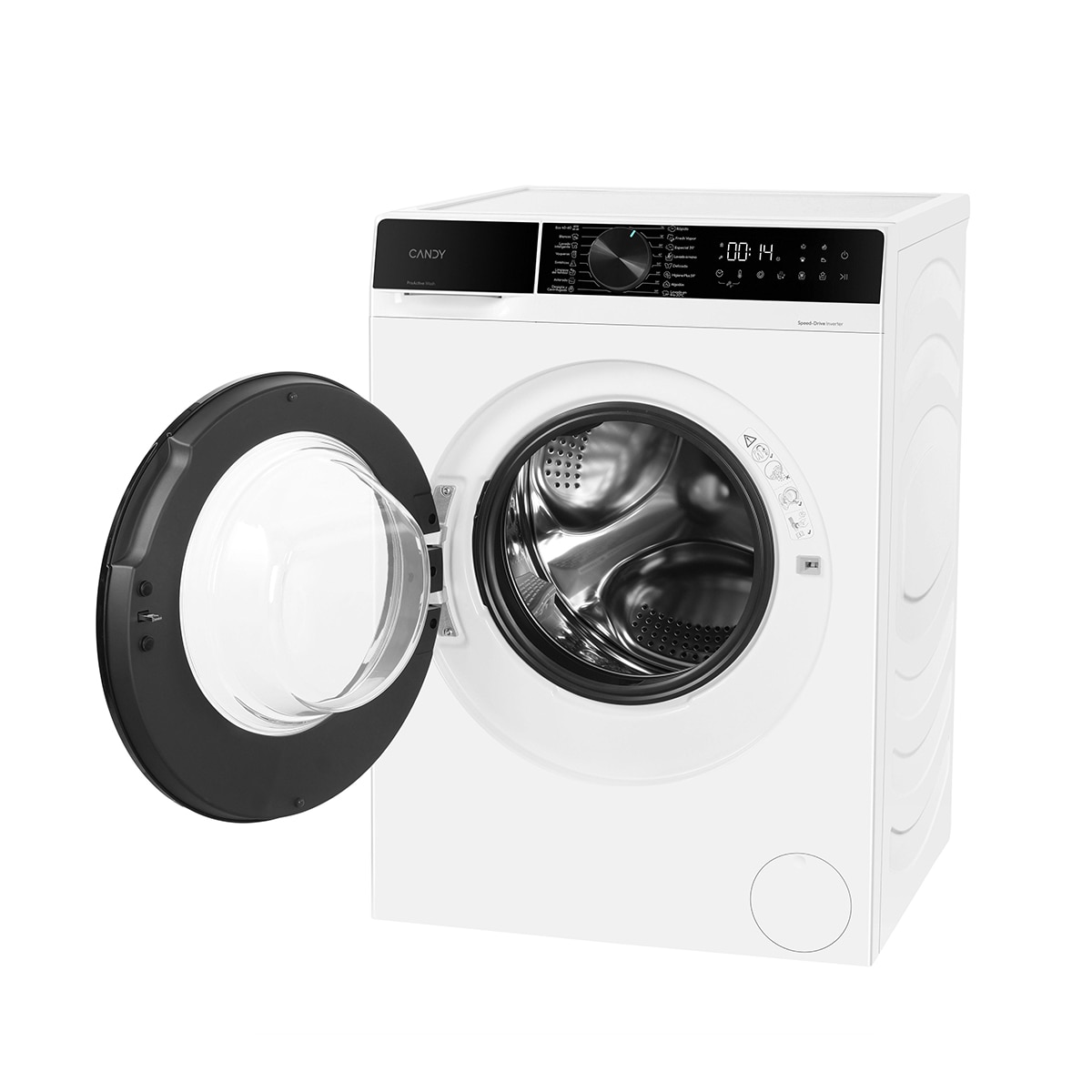 Lavadora Candy 9 kg / 1.400 rpm, Motor Inverter SpeedDrive, ProWash 350 GD 49B10C-37 - Blanco Blanco-4