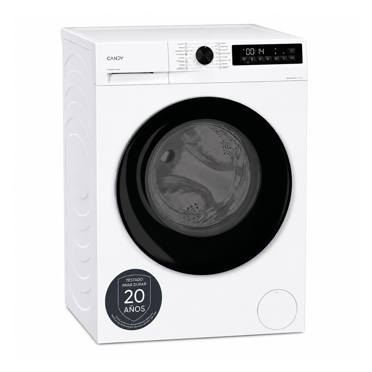 Lavadora Secadora Candy 8 kg / 1.400 rpm, Motor Inverter SpeedDrive y Fondo Reducido, ProWash&Dry 300 - GWD 485SB8-37 Blanco-2