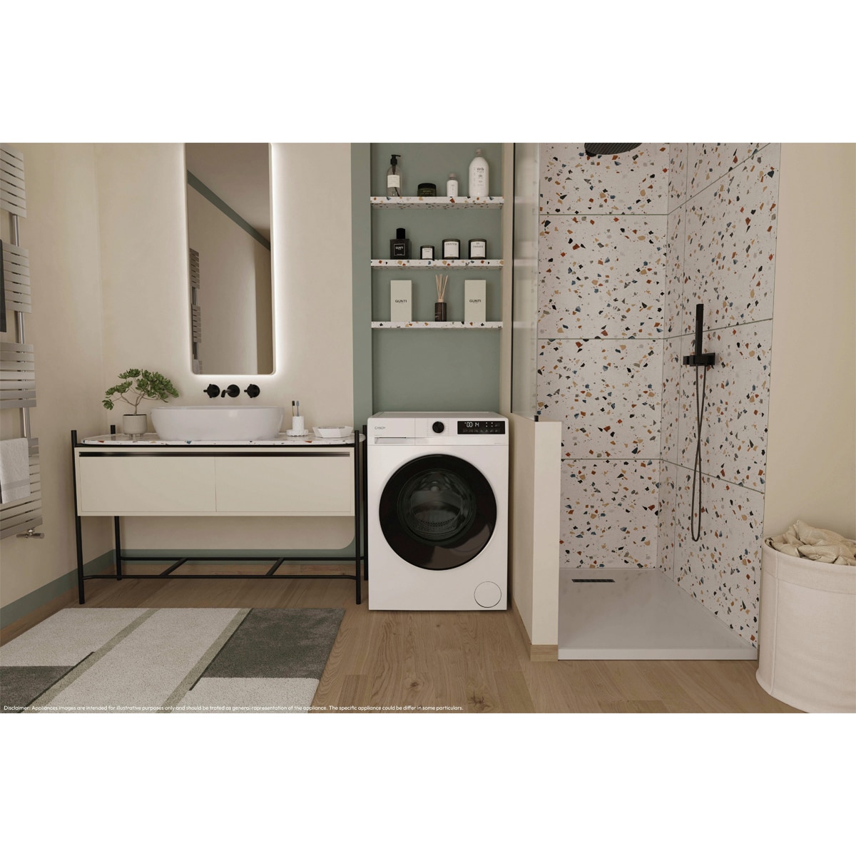 Lavadora Secadora Candy 8 kg / 1.400 rpm, Motor Inverter SpeedDrive y Fondo Reducido, ProWash&Dry 300 - GWD 485SB8-37 Blanco-6