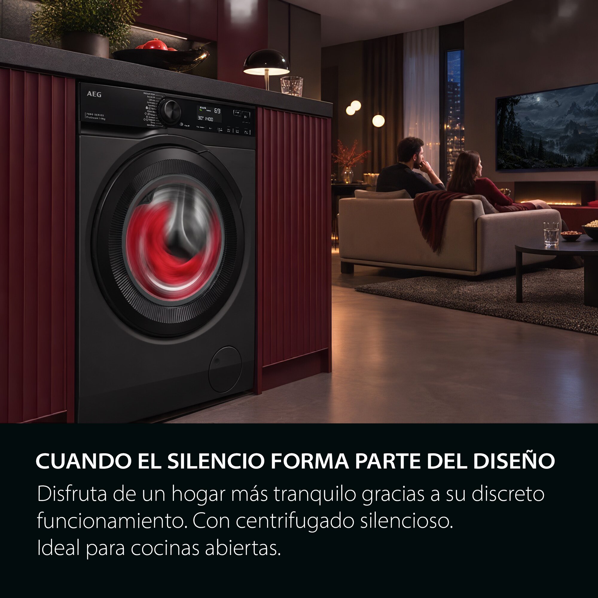 Lavadora AEG 12 Kg / 1400 rpm, UniversalDose, Vapor, Wifi, Serie 7000 - LFR7324L4O - Negro Negro-19