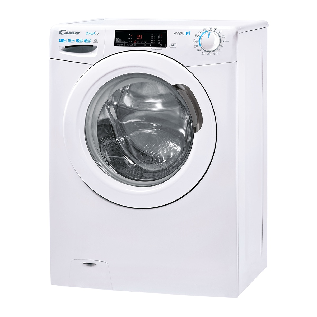 Lavadora secadora Candy 9 kg / 1.400 rpm Smart Pro - CSOW4965TWE/1-S - Blanco Blanco-3