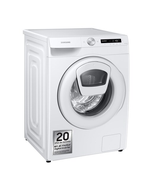 Imagen 1 de Lavadora Samsung 9kg Tecnología Ecobubble™ Clase A Blanca WW90T554DTW/S3 - Blanco Blanco