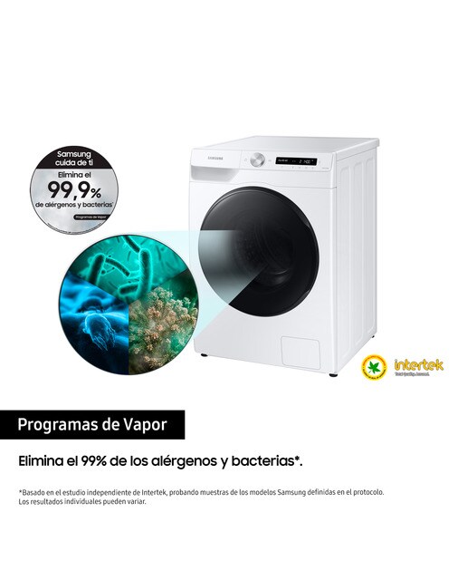 Imagen 6 de Lavadora Secadora Samsung 10,5kg/6kg con Autodosificación Clase E/A Blanca WD10T534DBW/S3 - Blanco Blanco