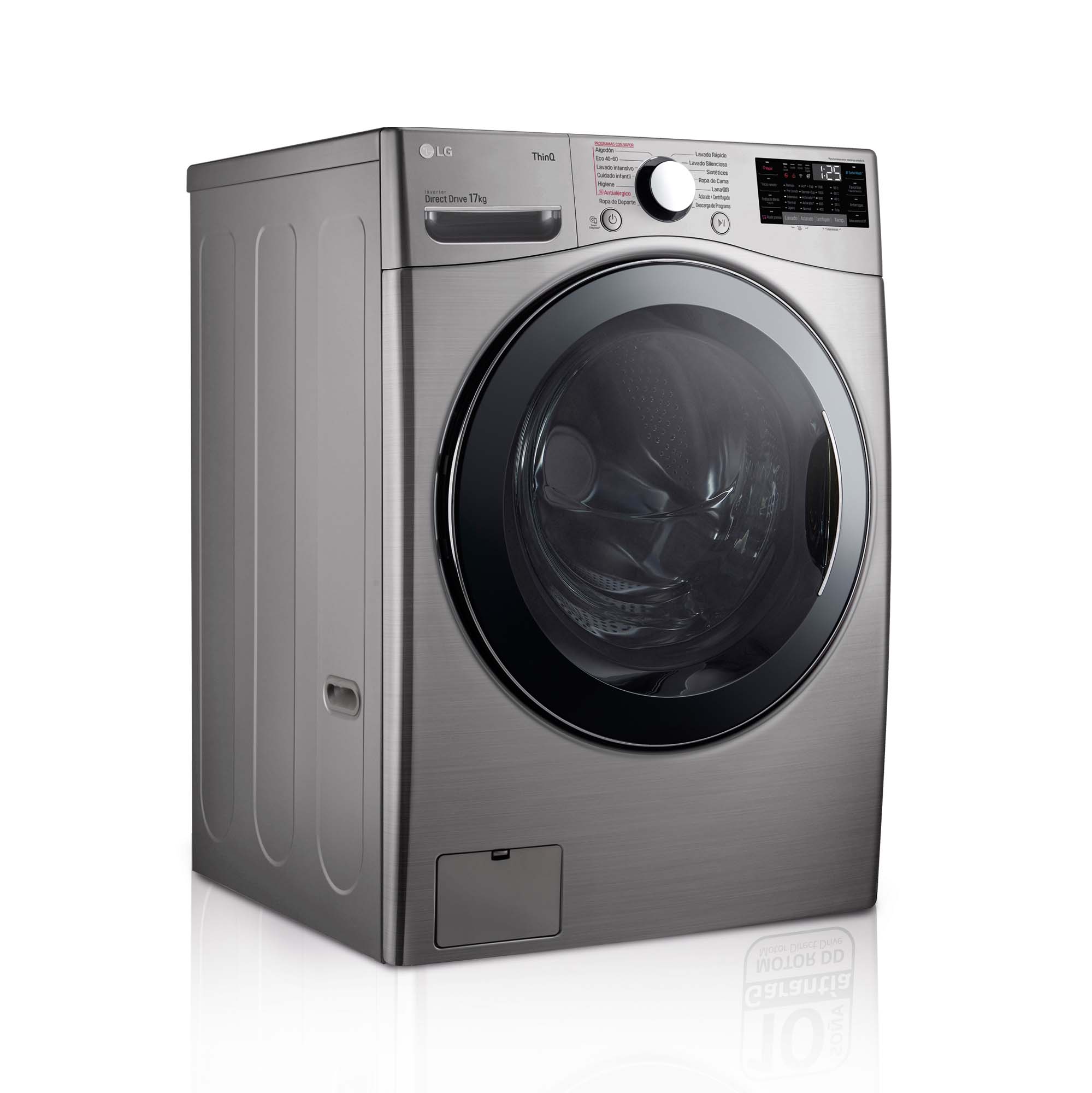 Lavadora LG 17 kg / 1.100 rpm - F1P1CY2T Inox-3