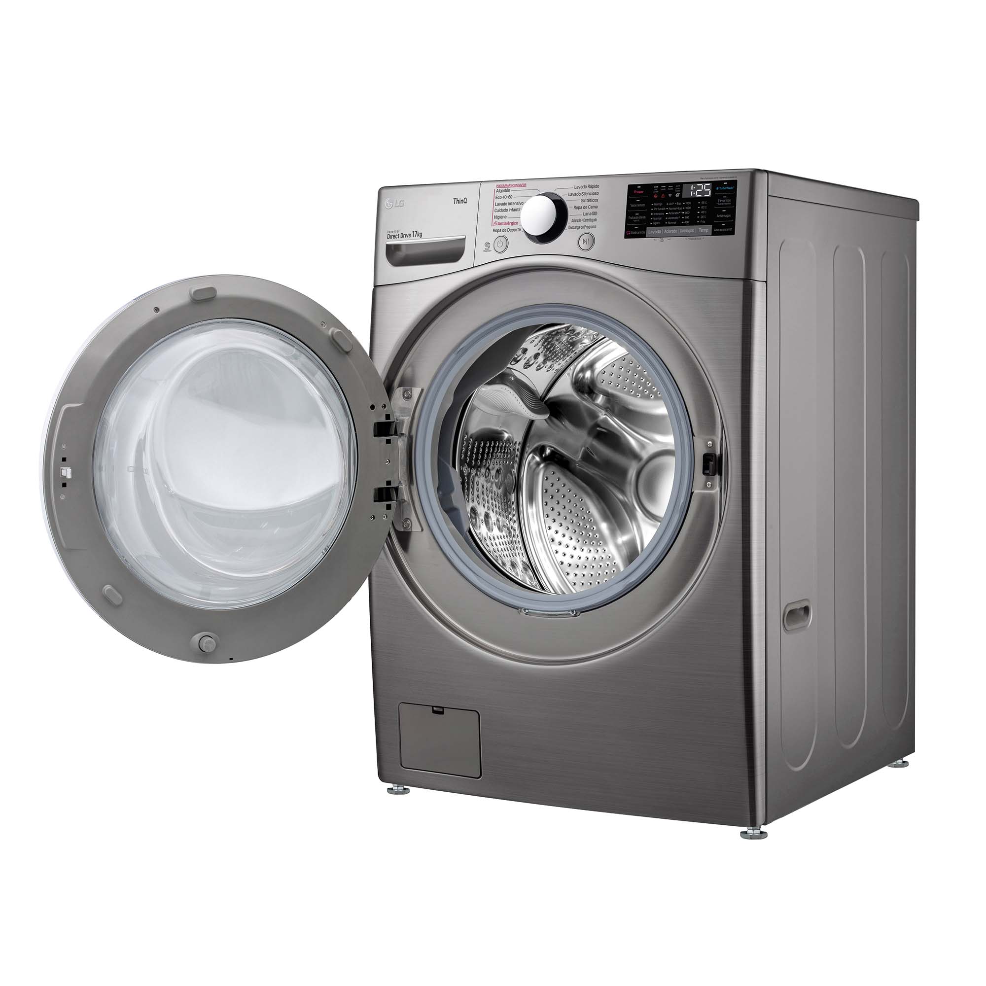 Lavadora LG 17 kg / 1.100 rpm - F1P1CY2T Inox-9