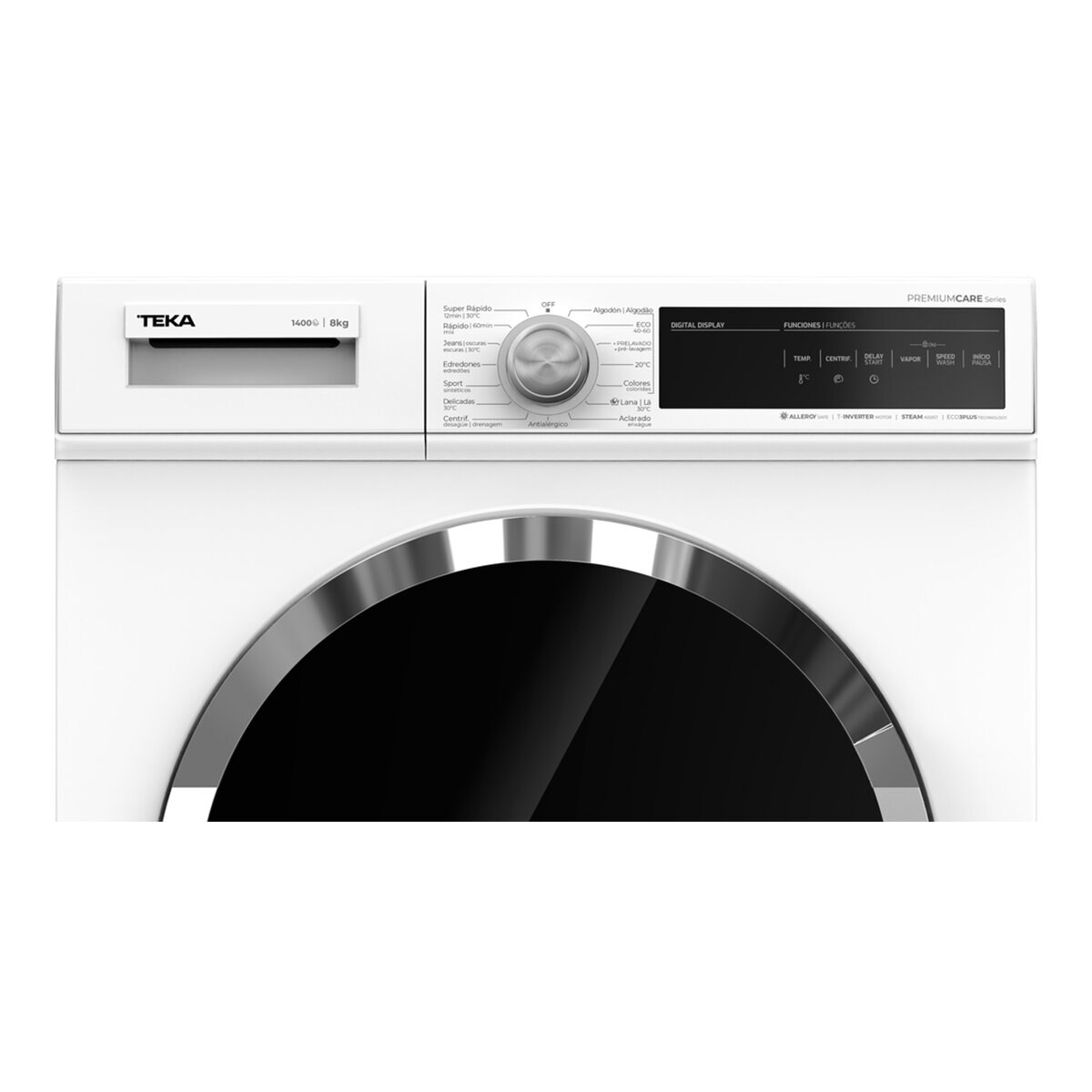 Máquina de Lavar Roupa Teka WMT 70840 WH Carga Frontal de 8Kg e de 1400 rpm - Branco Branco-4